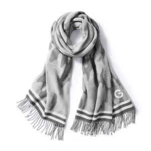 Mark and Graham Grey Camo Blanket Scarf